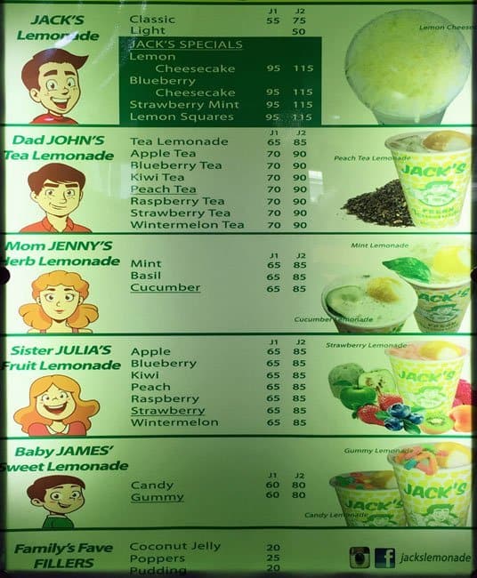 Jack's Menu, Menu for Jack's, Glorietta Complex, Makati City - Zomato ...