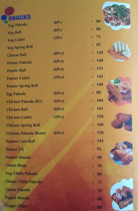 Lazeez Restaurant menu