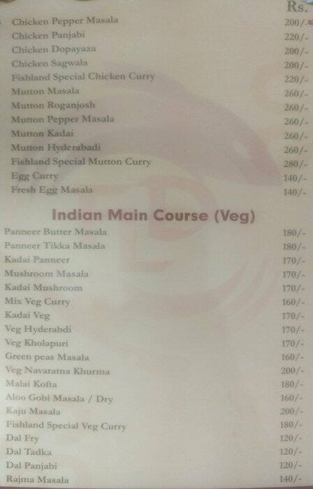 Ugadi Restaurant menu