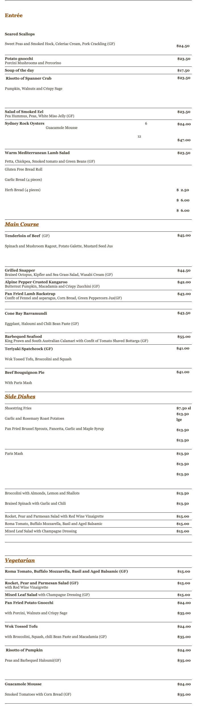 Menu at Banjo Paterson Restaurant, Gladesville