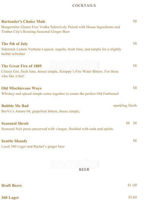 Local 360 menu