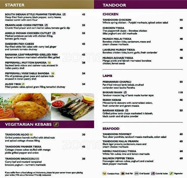 Peppermill Menu, Menu for Peppermill, Baniyas, Abu Dhabi Zomato