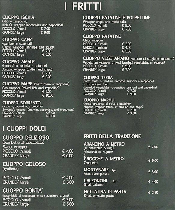 Menu di Mama Frites 