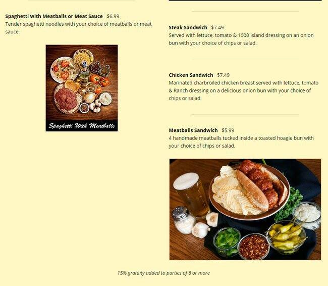 Menu at Angelo's Spaghetti & Pizza House Irving pizzeria, Irving