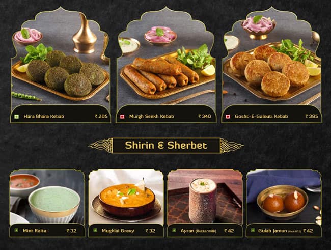 Menu at Behrouz Biryani, Mumbai, Near Kandivali East