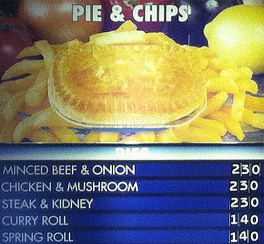 Fresh Fry menu