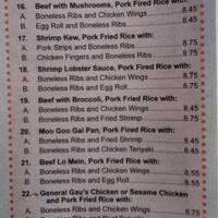 Lucky Garden Menu Menu Para Lucky Garden Methuen Methuen