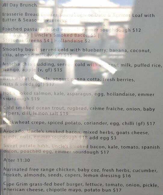 Little Flock Menu, Menu for Little Flock, Northcote, Melbourne