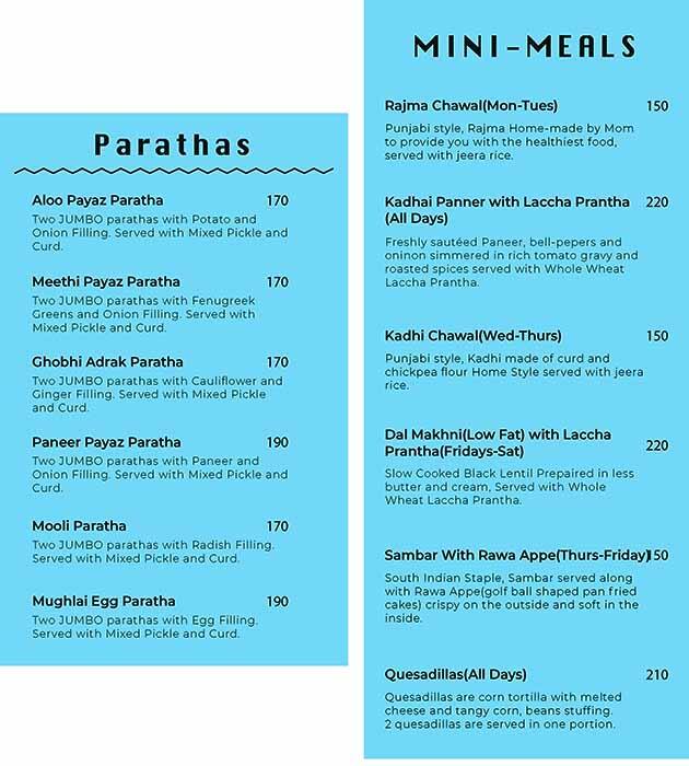 HEAL- Healthy Eating And Living menu