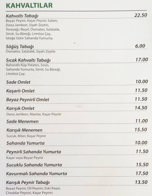 Dilek Pastane & Cafe Menü, Dilek Pastane & Cafe, Kalamış, İstanbul için