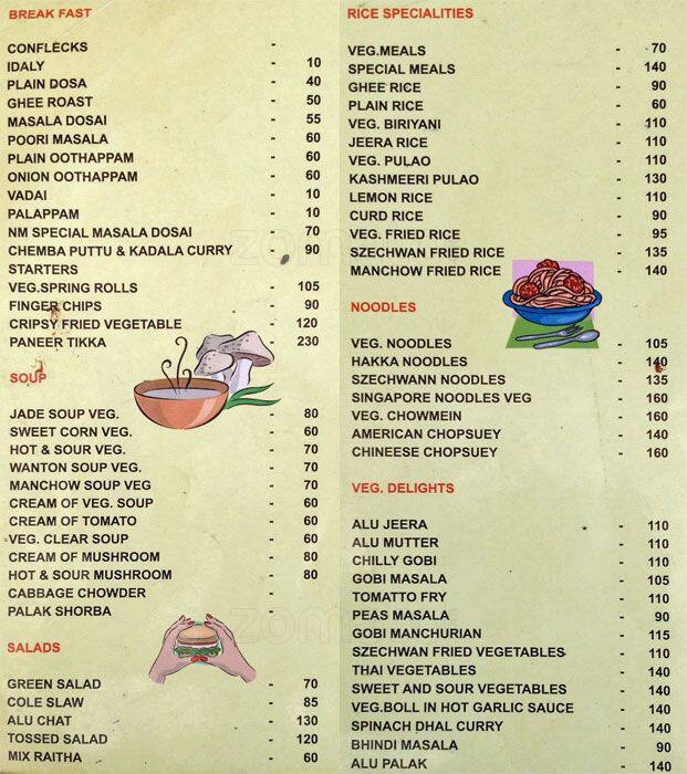 NM Food World Menu, Menu for NM Food World, Tripunithura, Kochi - Zomato