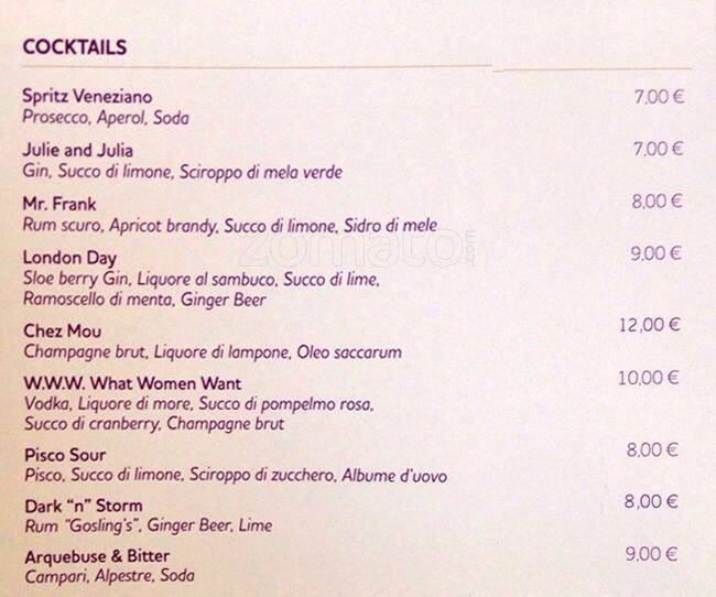 Menu di Boutique12 