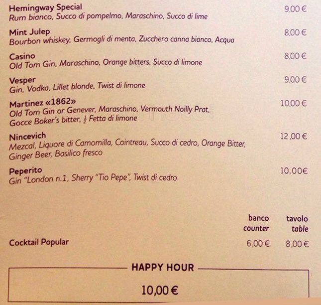 Menu di Boutique12 