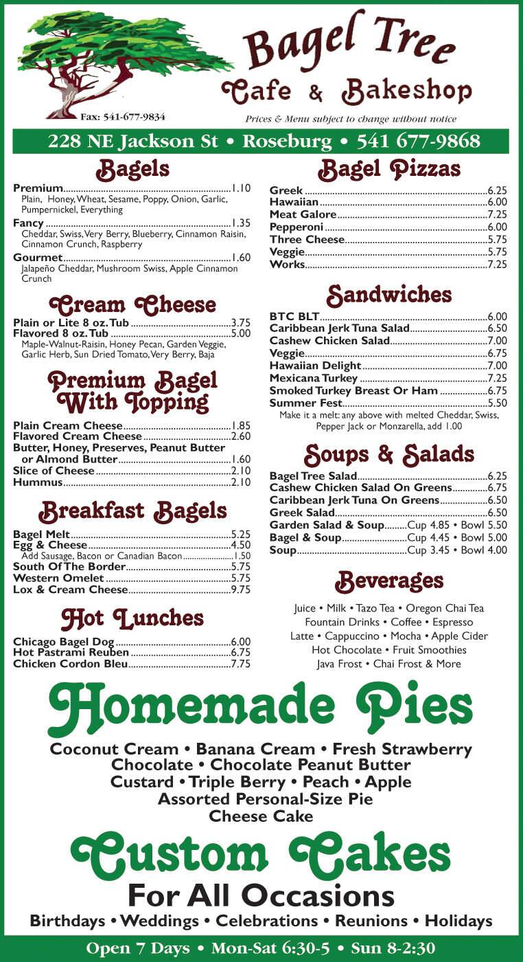 Bagel Tree Cafe & Menu Urbanspoon/Zomato