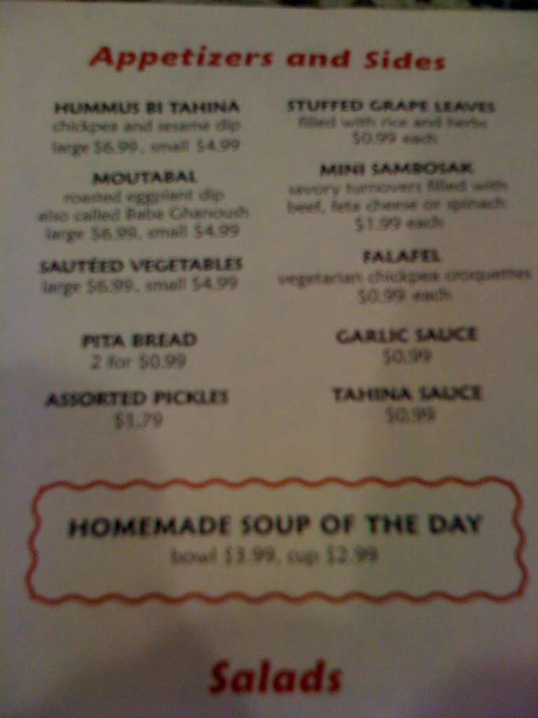 Ali Babas Cafe Menu Menu For Ali Babas Cafe Simi Valley Ventura County
