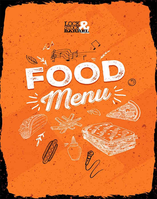 Menu of Lock, Stock and Barrel Grand Millennium, Business Bay, Dubai