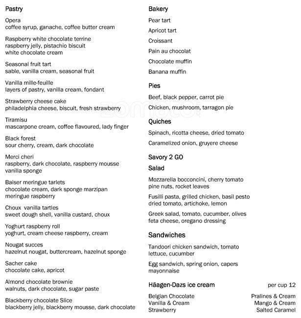 Biscotti Grand Hyatt Menu, Menu for Biscotti Grand Hyatt, Westbay