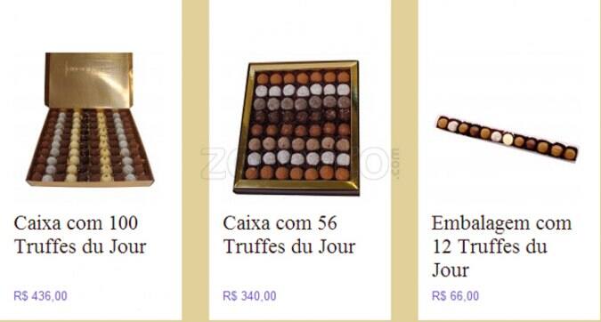 Chocolat du Jour cardápio