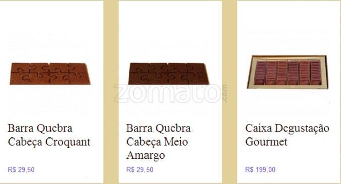 Chocolat du Jour cardápio