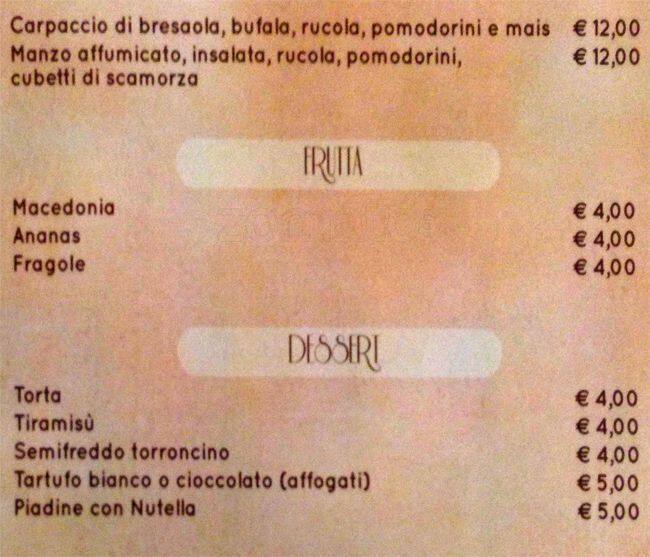 Menu di Oberdan Bar - Premium Partner Elfbar Lost Mary 