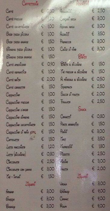 Carta de Bar Boito