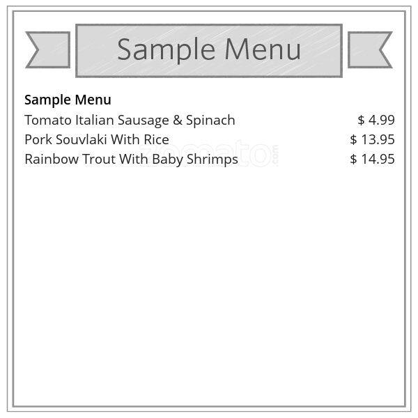 Sunny Up menu