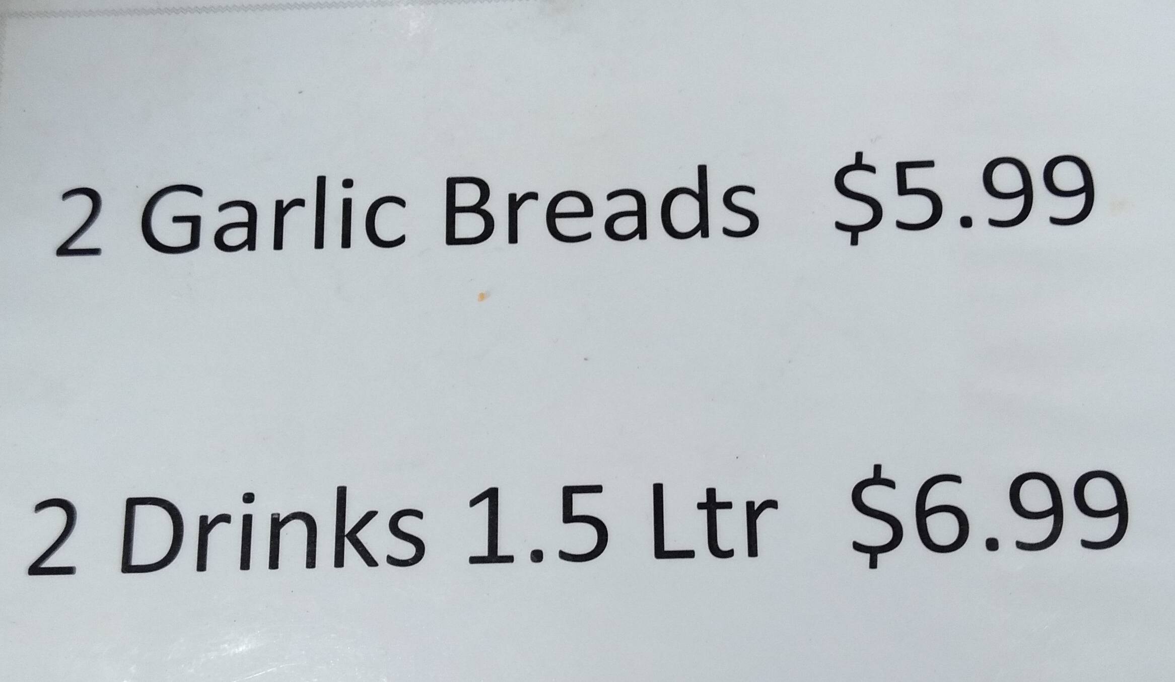 Menu at Xtreme Pizza pizzeria, Auckland, 459 Rd