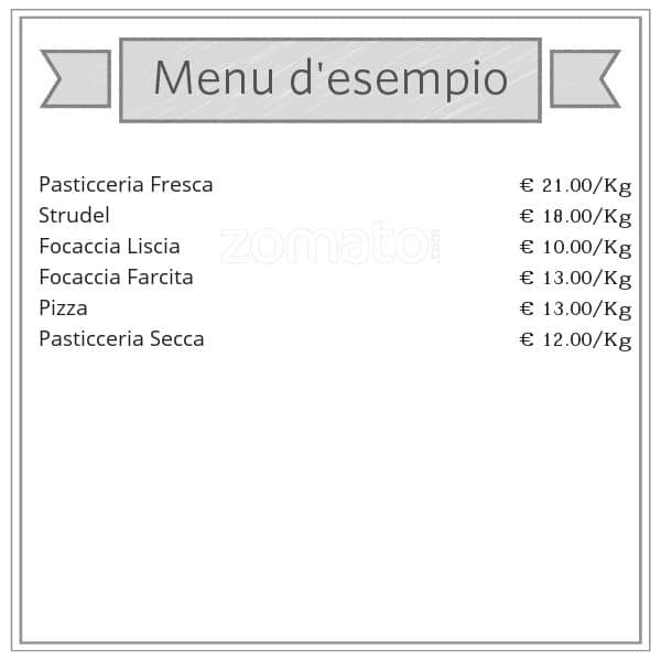 Menu di Garbagnati 