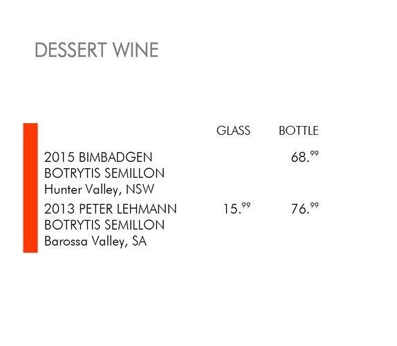 Kobe Jones Lime Street Sydney menu