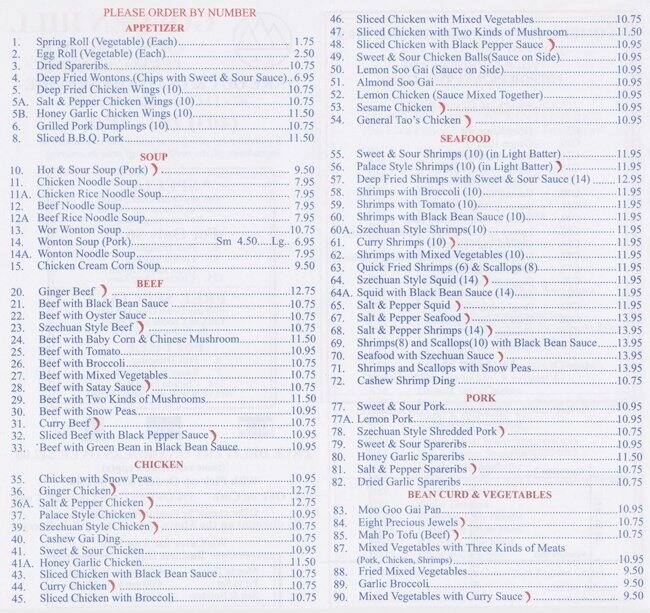 List 104+ Images Chinese Food Menu With Pictures Completed