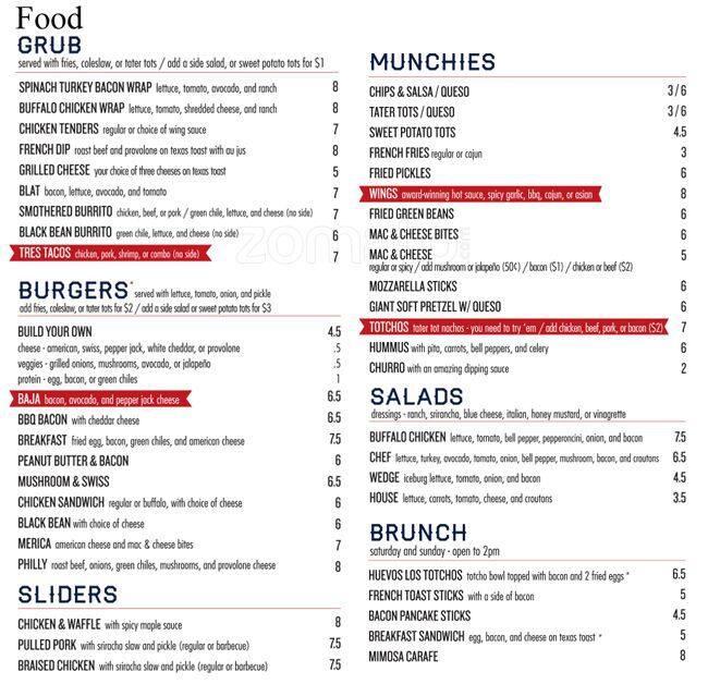 Rocky Top Menu Menu For Rocky Top Regis Denver