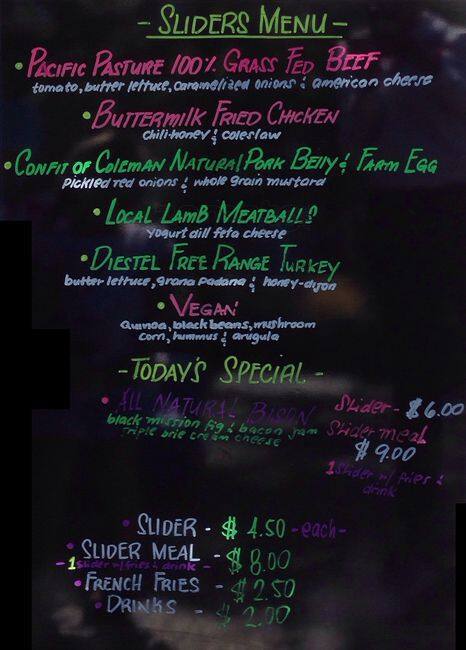Carta de Slider's Truck
