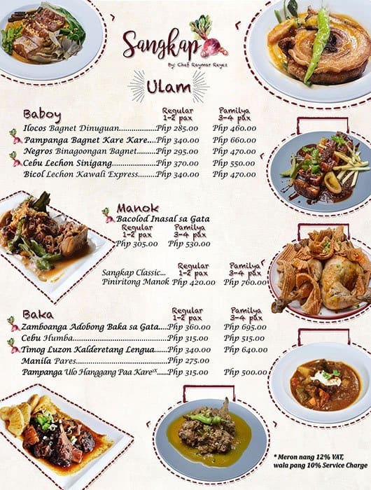 Sangkap Menu, Menu for Sangkap, Oranbo, Pasig City - Zomato Philippines