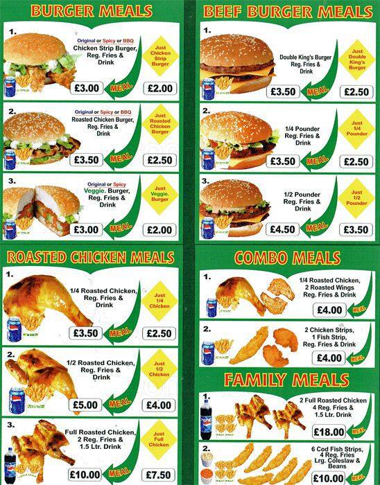King's Flavour Menu, Menu for King's Flavour, Greenford, London Zomato UK