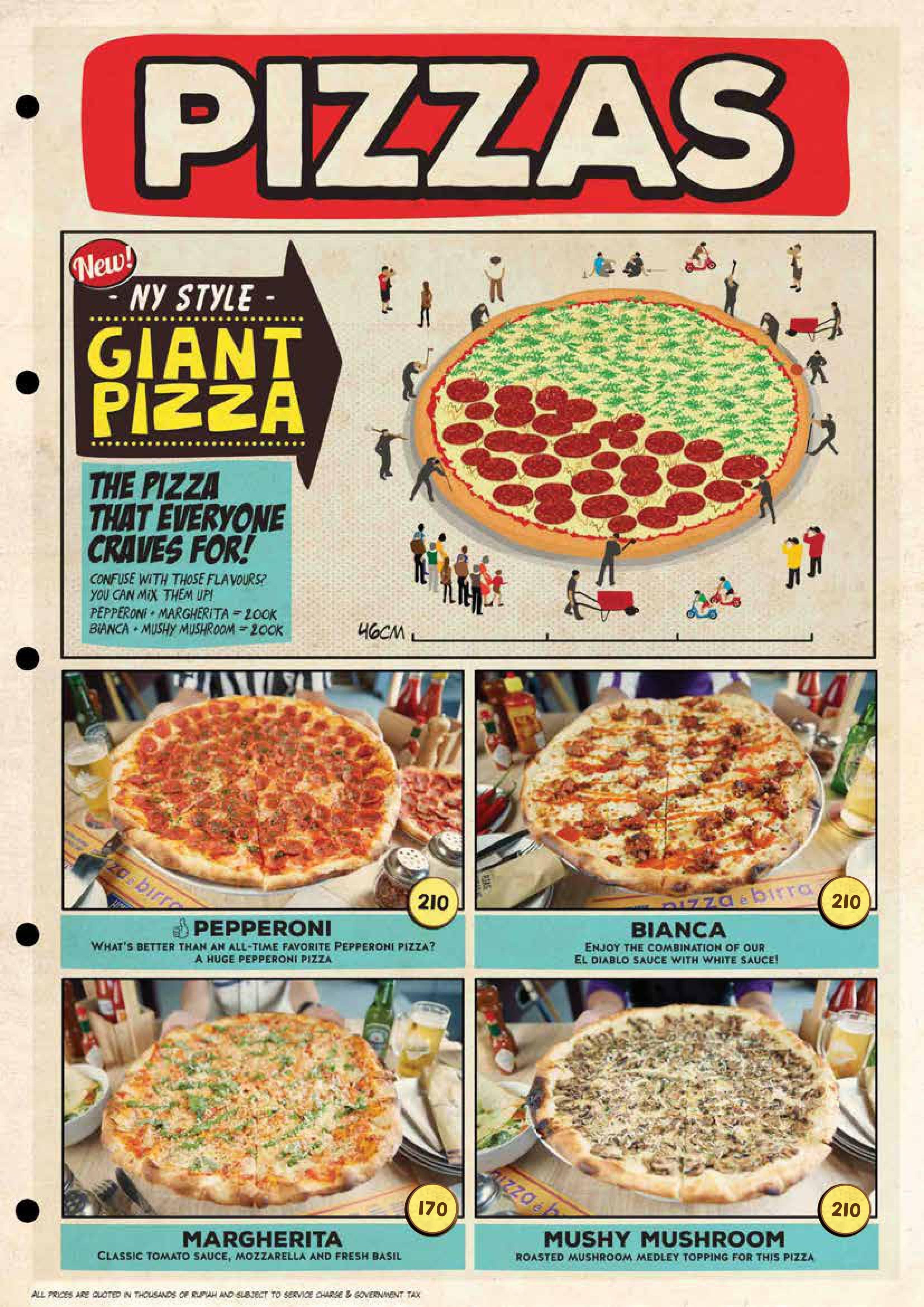 Pizza E Birra Sports Bar Menu Menu For Pizza E Birra Sports Bar Setiabudi Jakarta