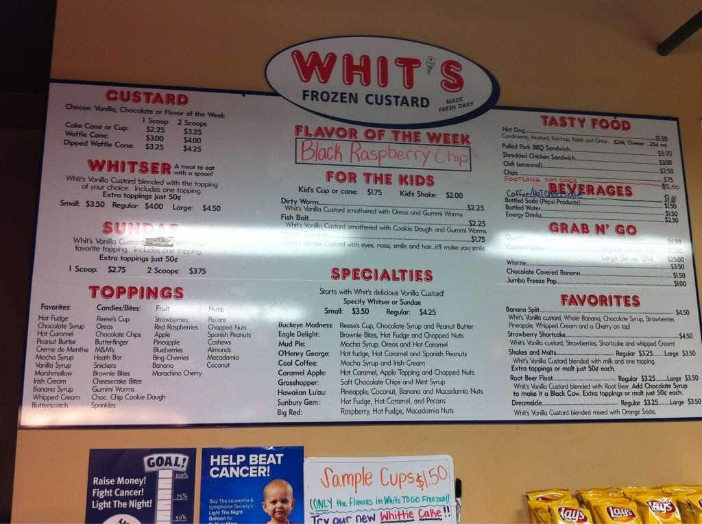 whits frozen custard