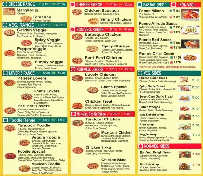 Italian Pizzeria Menu, Menu for Italian Pizzeria, Airoli, Navi Mumbai Zomato