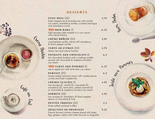 Menu at Cafe Rouge, Pinner, 1313a