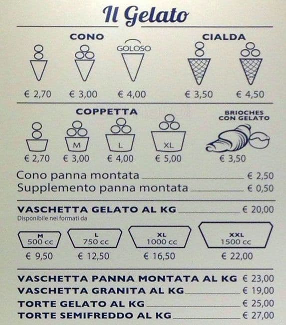 Menu di Gelopie Store 