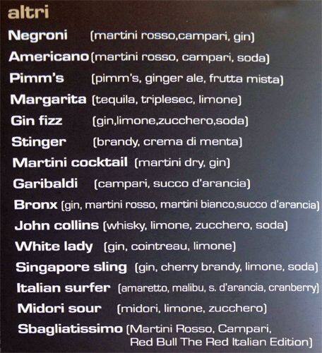 Menu di "pixel Cafe" 