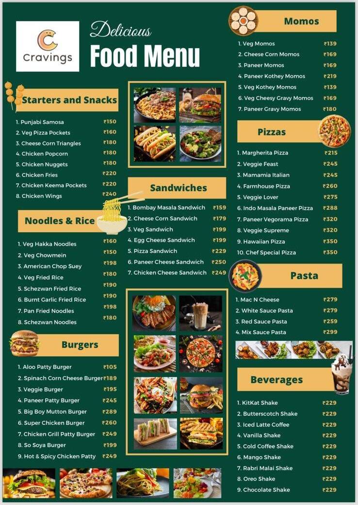 Menu of Cravings, Gandhi Nagar, Ranchi