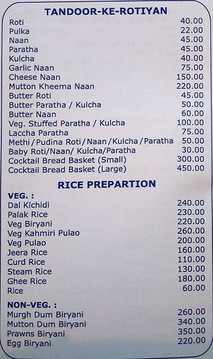 Parivar menu