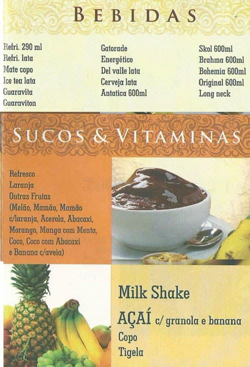 Mercato Mix cardápio