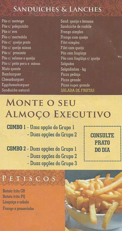 Mercato Mix cardápio