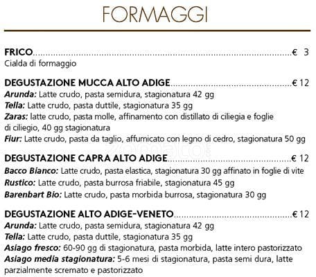 Menu di MOT Bistrot 