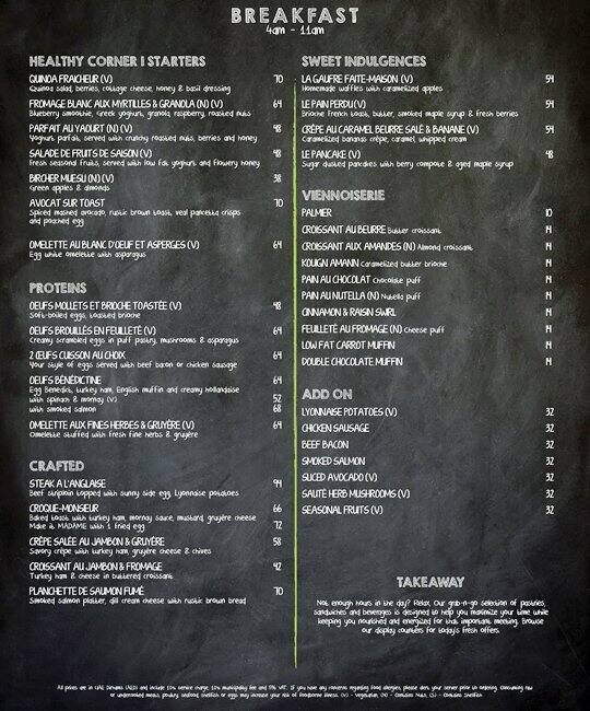 La Farine JW Marriott Marquis Menu Zomato