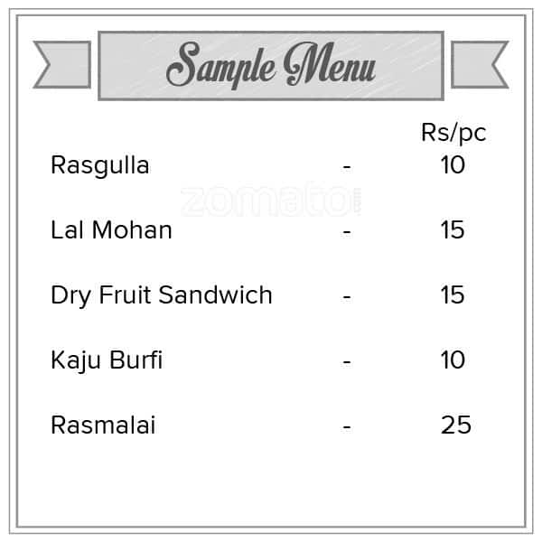 Menu at Maruti Nandan Sweet & Bakers, Guwahati, Ricky Tower