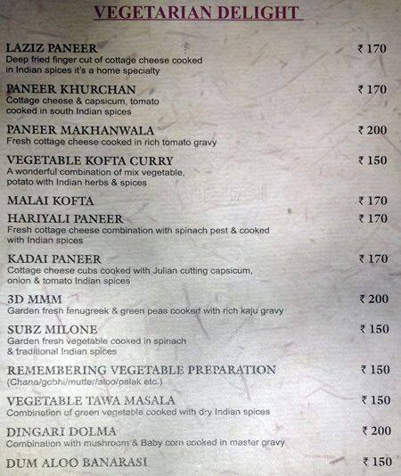Sizzlers menu