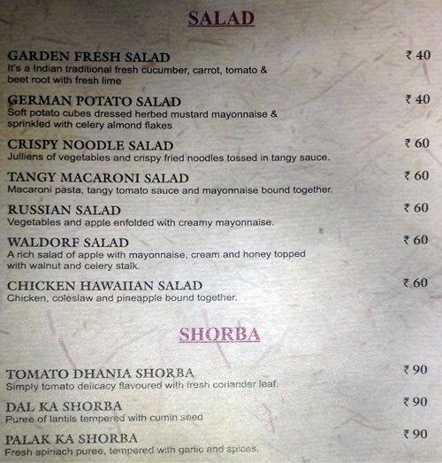 Sizzlers menu