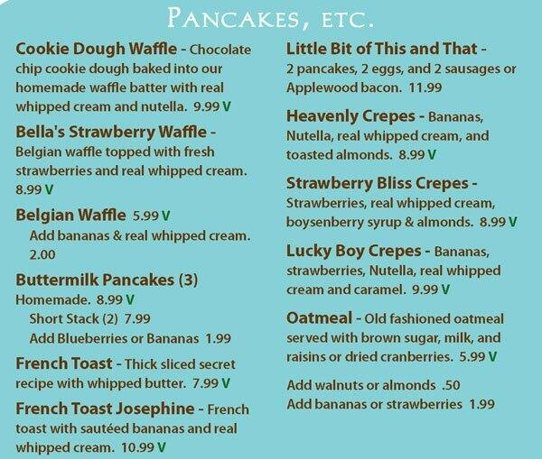 Menu at Denica's Real Food Kitchen cafe, Walnut Creek